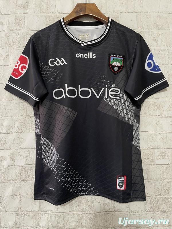 25/26 Sligo GAA Black with Geometric Pattern Jersey
