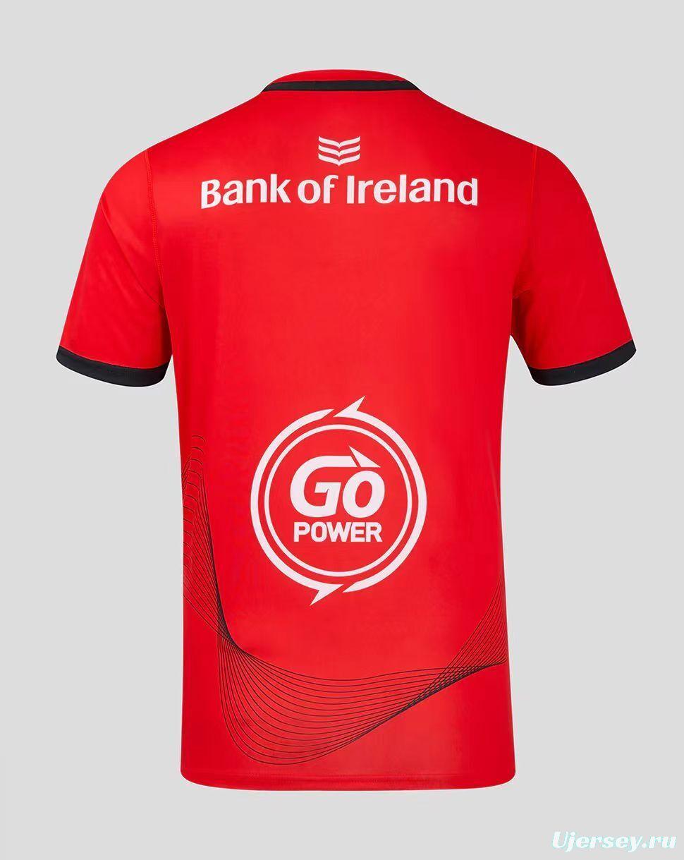 24/25 Ulster Red with Wave Pattern Home Jersey