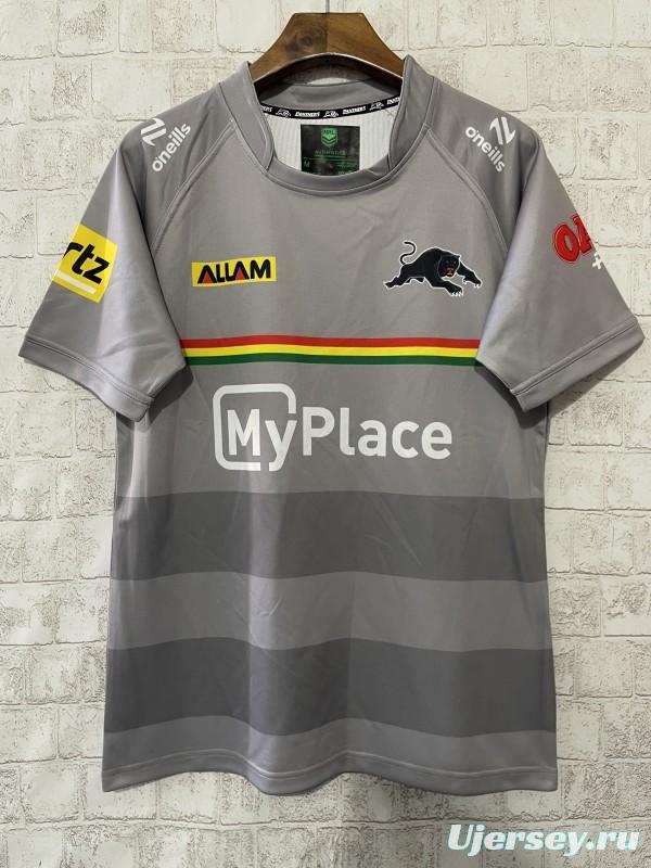 25/26 Hull FC Grey with Rainbow Hoops Heritage Jersey