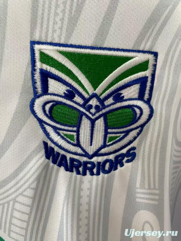 25/26 New Zealand Warriors White with Māori Heritage Jersey