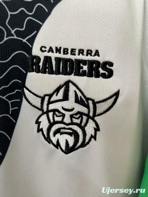 25/26 Canberra Raiders Green with Indigenous Art Jersey