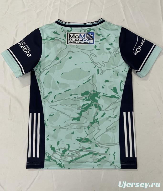 25/26 Kids Fermanagh GAA Mint Green with Camouflage Pattern Alternate Jersey