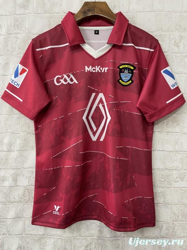25/26 Westmeath GAA Maroon with Contour Lines Pattern Jersey