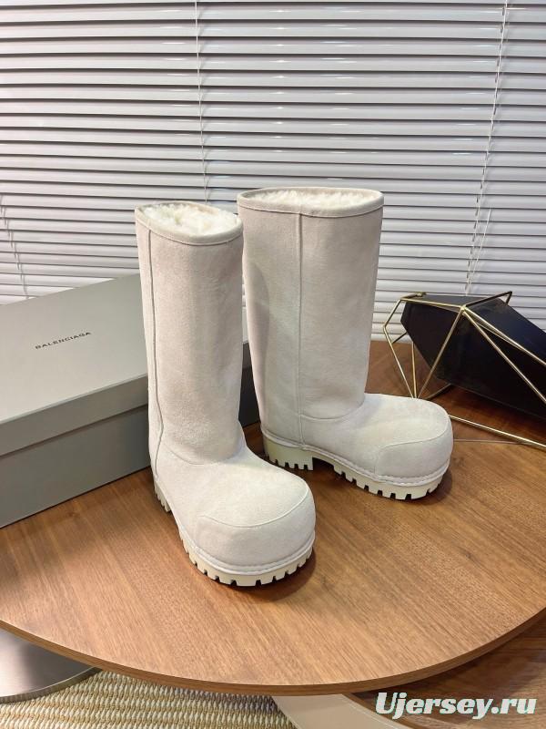 Balenciaga 2025 SS Oversized Platform Snow Boots with High Heel - AS00570