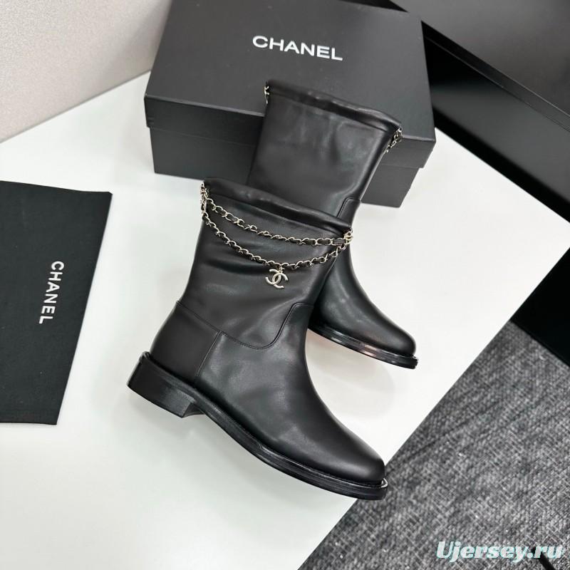 Chanel 2025 SS Short Boots Essential Fall Winter Item - LY00420