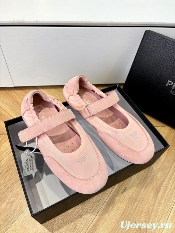 Prada 2025 SS Metal Toe Thin Sole Training Shoes Casual Shoes - LY00260