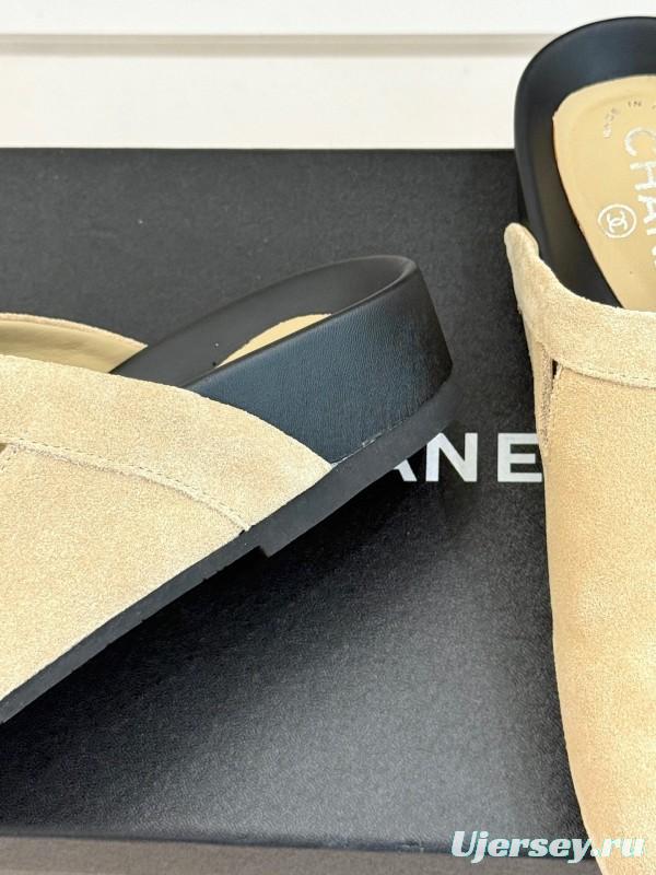 Chanel Classic CC Rhinestone Birkenstock Sandals - KFY00280