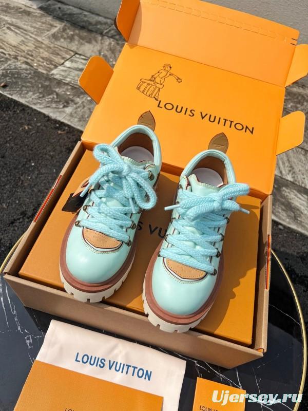 Louis Vuitton REMIX Lace-Up Derby Hiking Shoes - LY00340