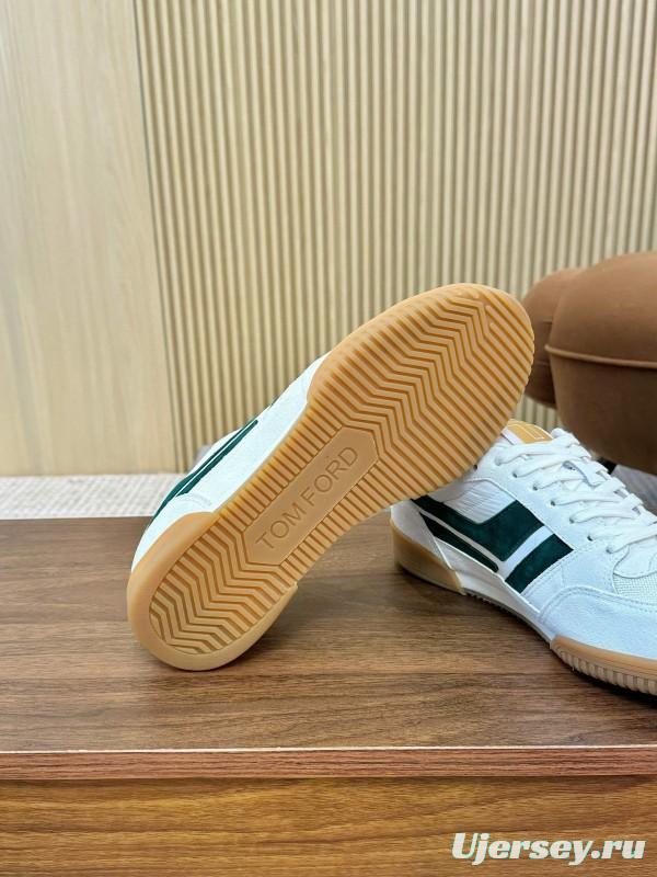 TOM FORD 2025 SS Casual Shoes with Classic Color Blocking and Imported Leather Insole - AS00350