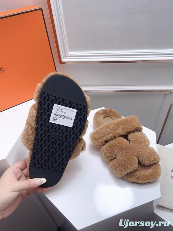 H Erjia Fur Slippers - LY00270