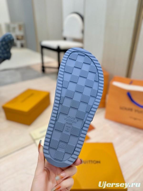 Louis Vuitton 2025 SS Monogram Sandals Couple Edition Lazy Style - KFY00291