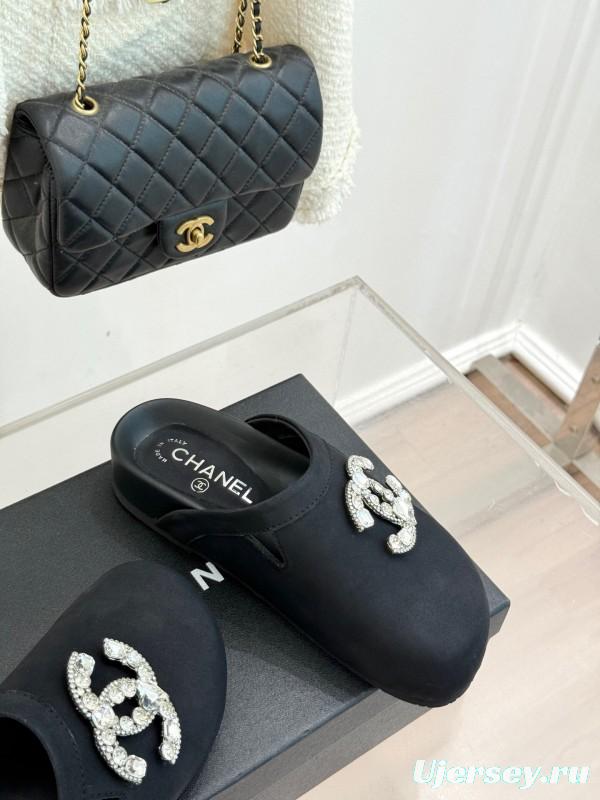 Chanel Classic CC Crystal Birkenstock Sandals - KFY00280