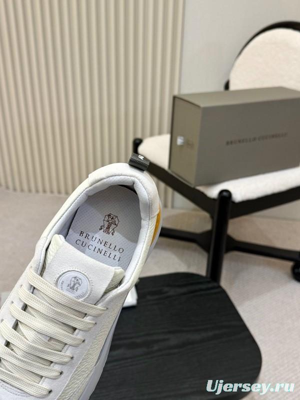 Brunello Cucinelli Casual Sneakers with Seasonal Colors and Leather Lining - KFY00320