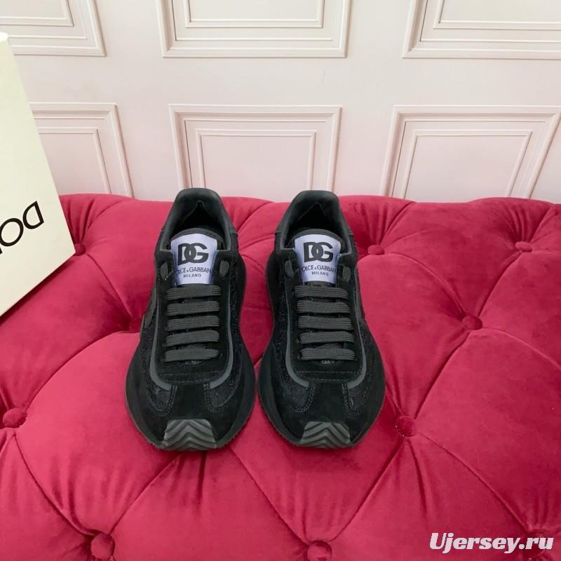 Dolce & Gabbana 2025/SS New Collection Luxury Embroidered Logo Sneakers - AS00300