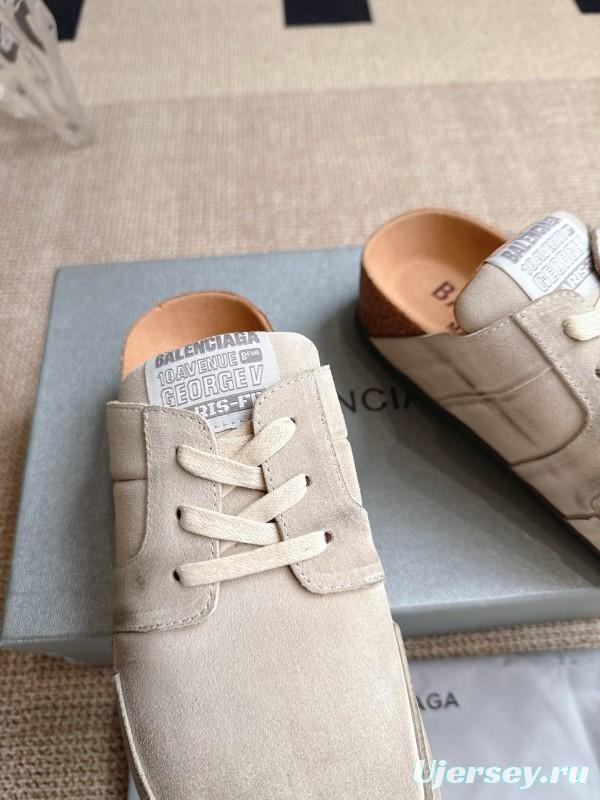 Balenciaga Birkenstock Boston Soft Footbed Platform Sandals - AS00260