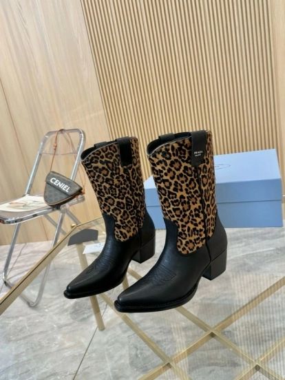Prada Classic Pointed Toe Boots - LY00370/LY00440