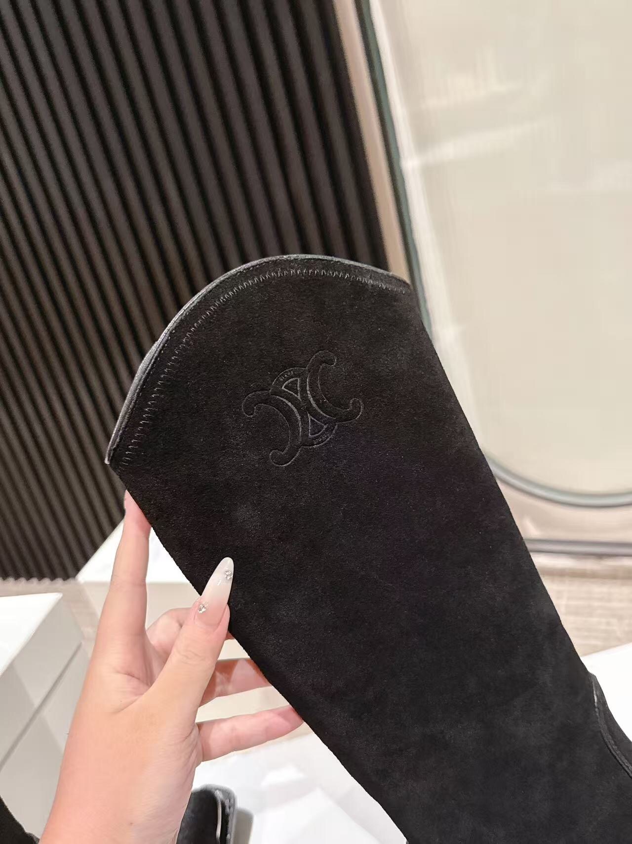 CELINE 2025 SS Fashion Boots with Arch of Triumph Logo - LY00500