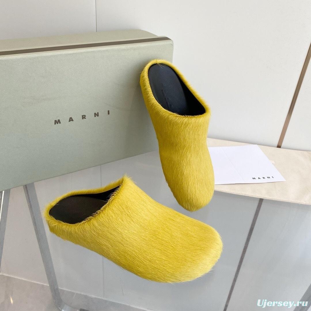 Marni 2025/SS Pony Hair Loafers - LY00