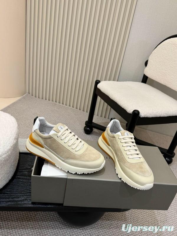 Brunello Cucinelli Casual Sneakers with Seasonal Colors and Leather Lining - KFY00320
