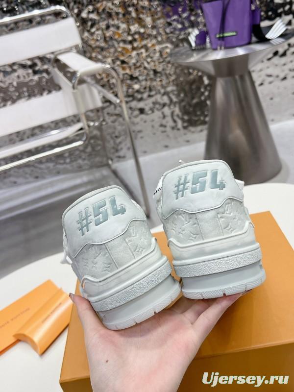 LV LV Trainer Basketball Series Washed Canvas Sneakers - LY00430