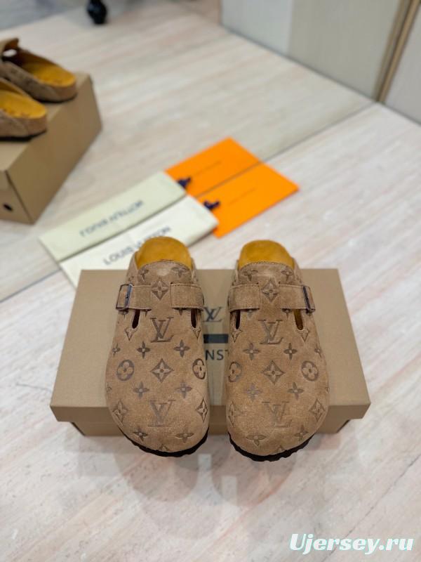 Louis Vuitton Louis Vuitton × BIRKENSTOCK Boston Soft Sole Mule Slippers - KFY00300