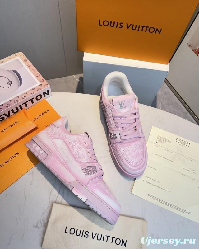 LV TRAINER Basketball Series Washed Sneakers - LY00430