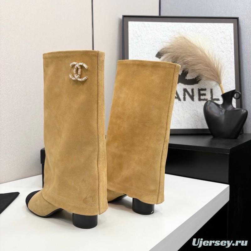 Chanel 2025/SS Small Fragrance Ankle Boots Essential Fall Winter Item - LY00480