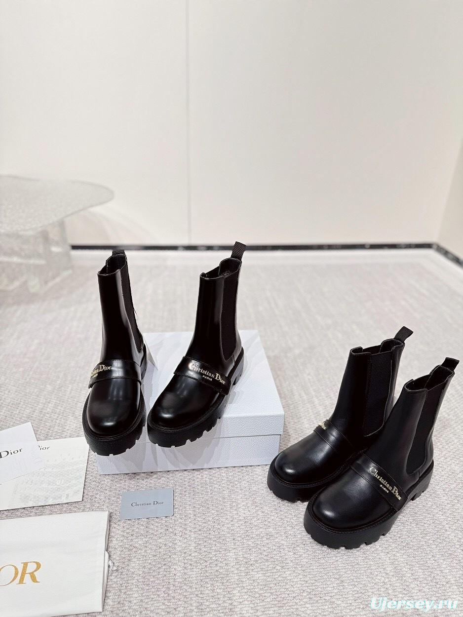 DIOR CHRONO Slip-On Motorcycle Boots - LY00340