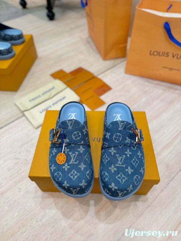 Louis Vuitton 2025 SS Monogram Sandals Couple Edition Lazy Style - KFY00291