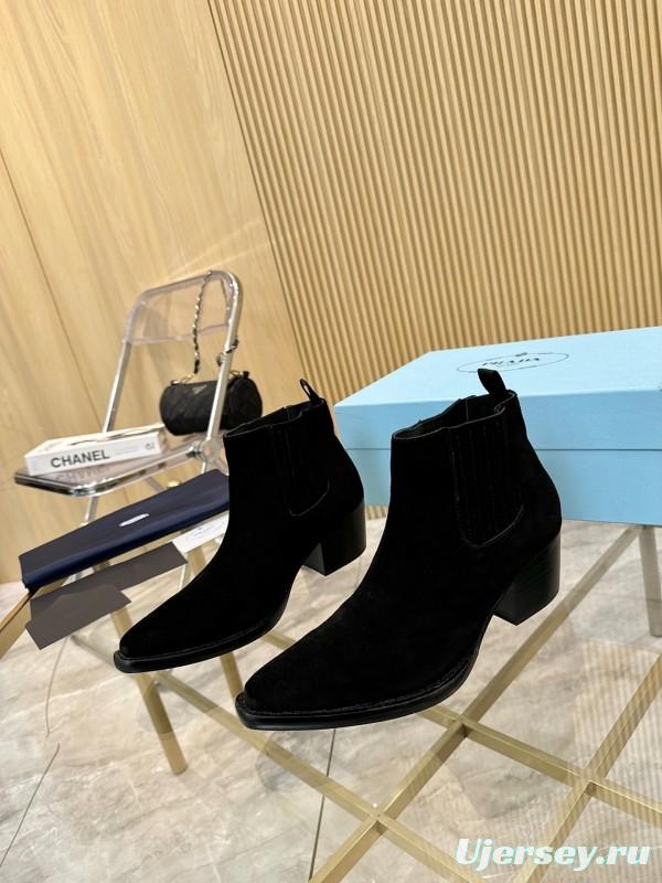 Prada Classic Pointed Toe Boots - LY00310