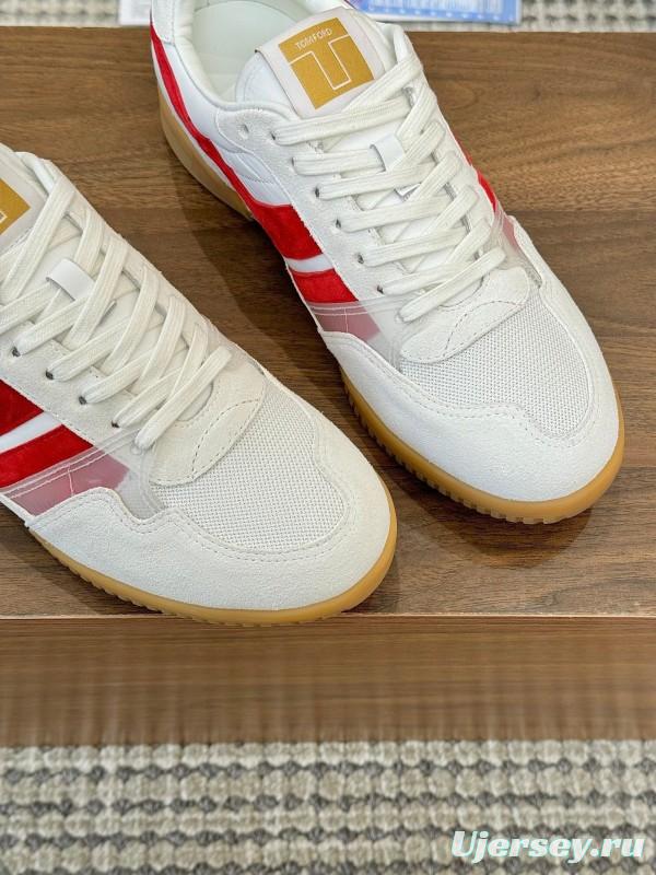 TOM FORD 2025 SS Casual Shoes with Classic Color Blocking and Imported Leather Insole - AS00350