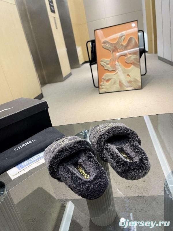 Chanel 2025 SS New Wool Slippers Soft Wool - LY00280