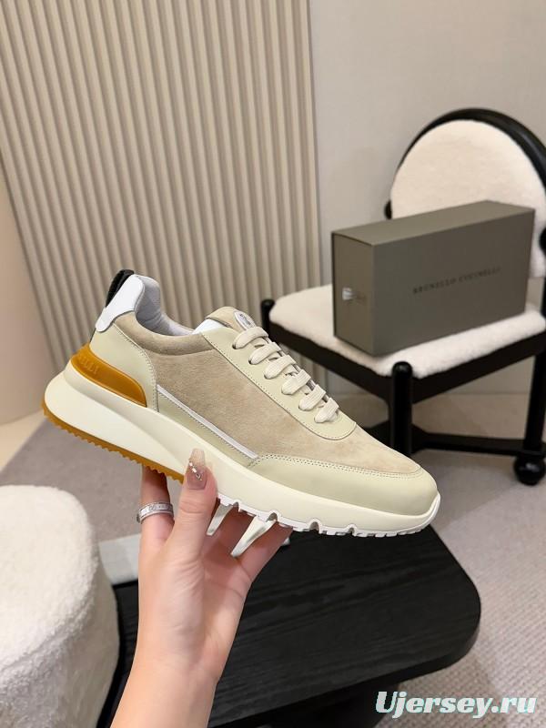 Brunello Cucinelli Casual Sneakers with Seasonal Colors and Leather Lining - KFY00320