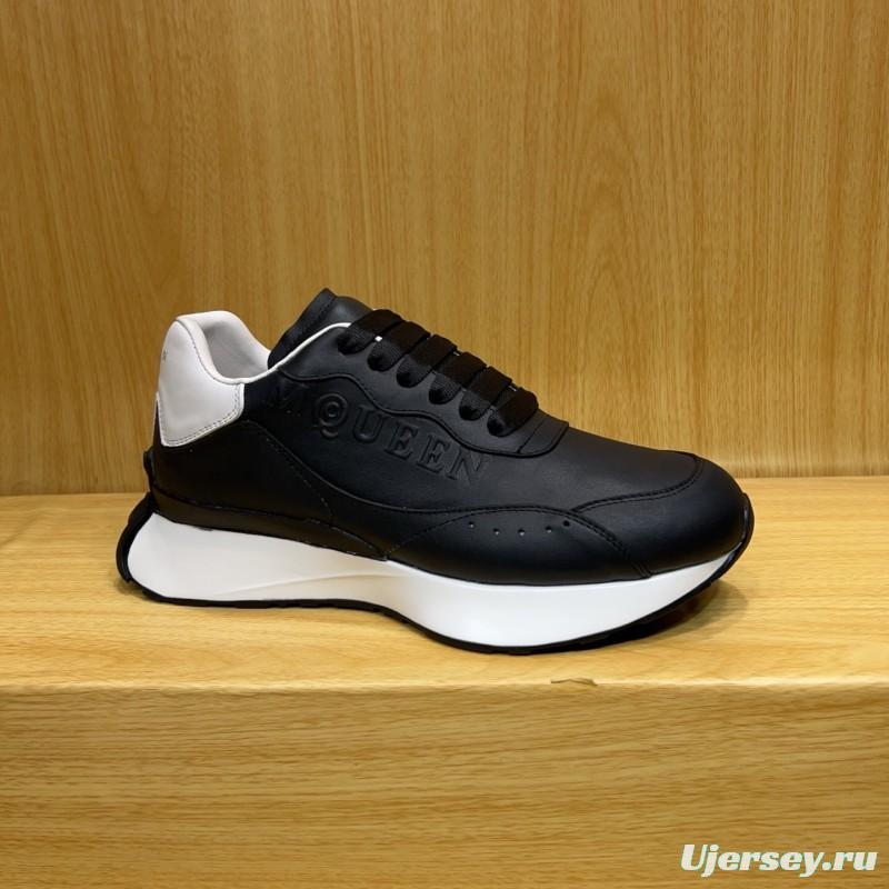 Alexander McQueen Spring 2025 Platform Sneakers with Logo Print - AS00320