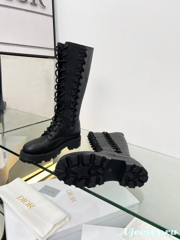 Dior 2025/SS Autumn Winter Boots Retro Work Style Internet Celebrity Boots - LY00460