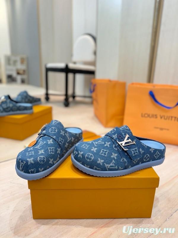 Louis Vuitton 2025 SS Monogram Sandals Couple Edition Lazy Style - KFY00291