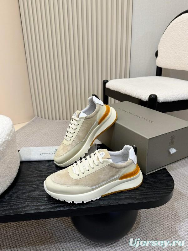 Brunello Cucinelli Casual Sneakers with Seasonal Colors and Leather Lining - KFY00320