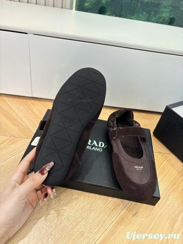 Prada 2025 SS Metal Toe Thin Sole Training Shoes Casual Footwear - LY00260