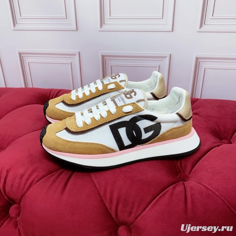 Dolce & Gabbana 2025 Spring Summer Collection Luxury Embroidered Logo Sneakers - AS00300