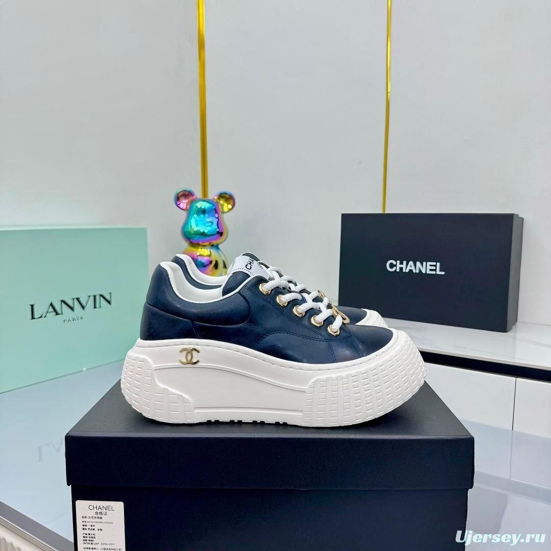 Chanel 2025 SS Loafers Panda Shoes Original Calfskin - LY00330