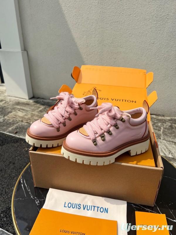 Louis Vuitton REMIX Lace-Up Derby Hiking Shoes - LY00340