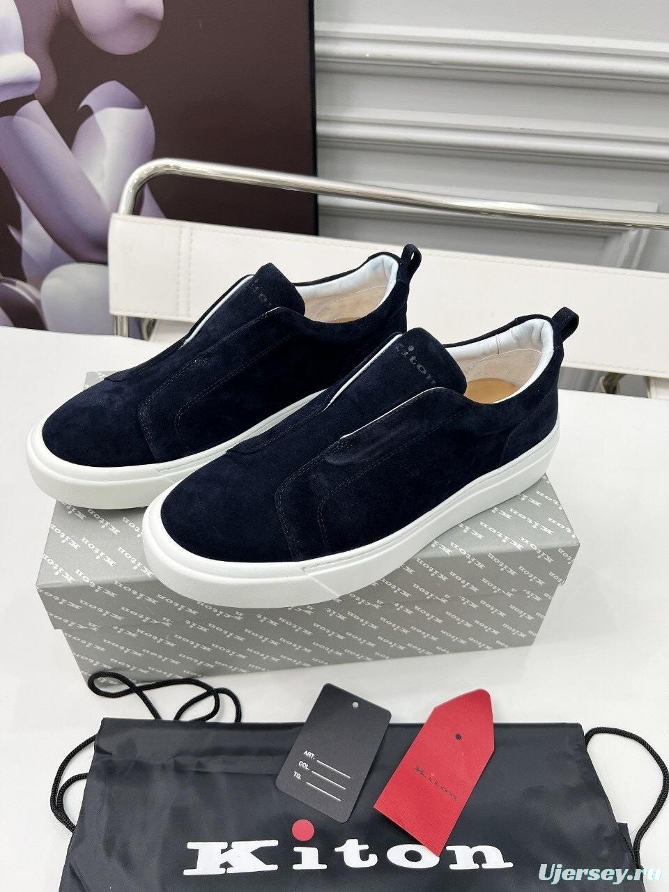 Kiton 2025 SS Slip-On Casual Men's Shoes - KFY00320