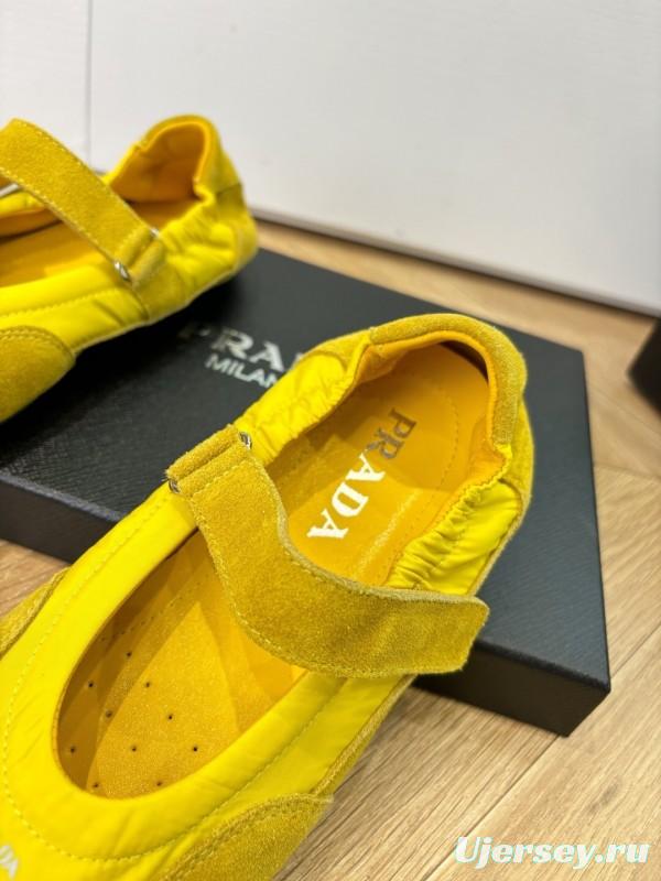 Prada Metal Toe Thin Sole Training Shoes Casual Shoes - LY00260