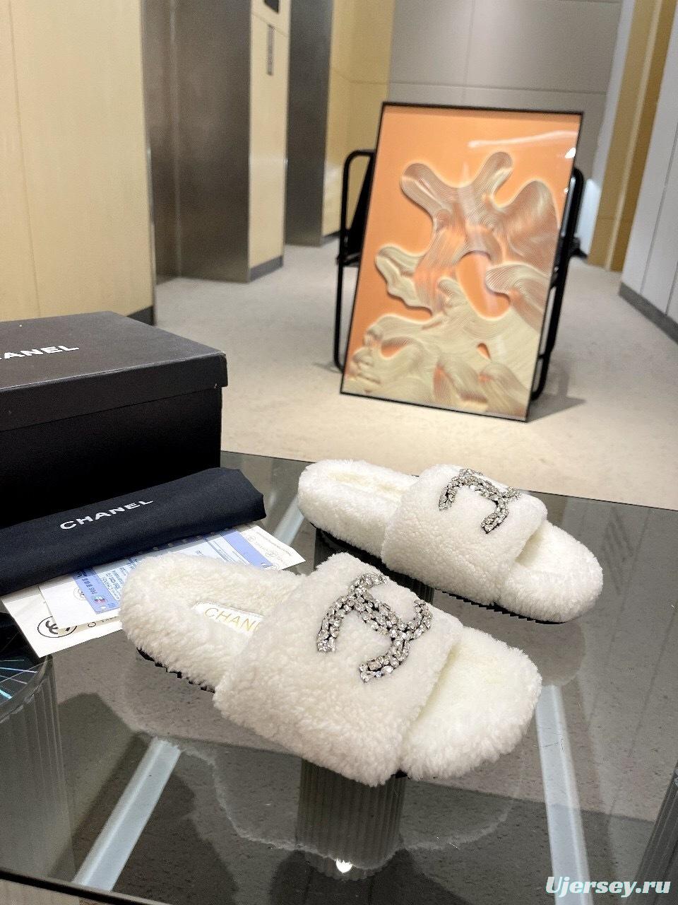 Chanel 2025 SS New Wool Slippers Soft Fine Wool - LY00280