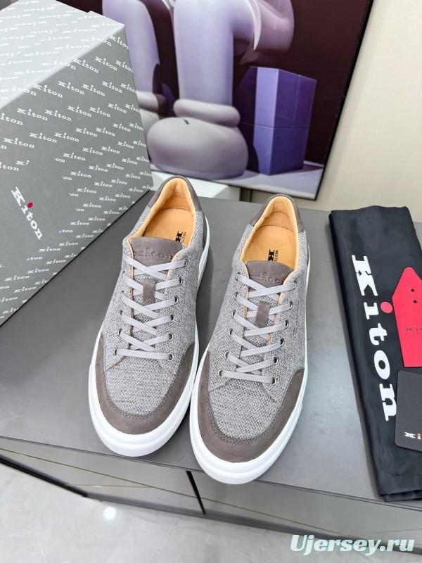 Kiton Tie-Down Old Money Style Casual Men's Shoes - KFY00320