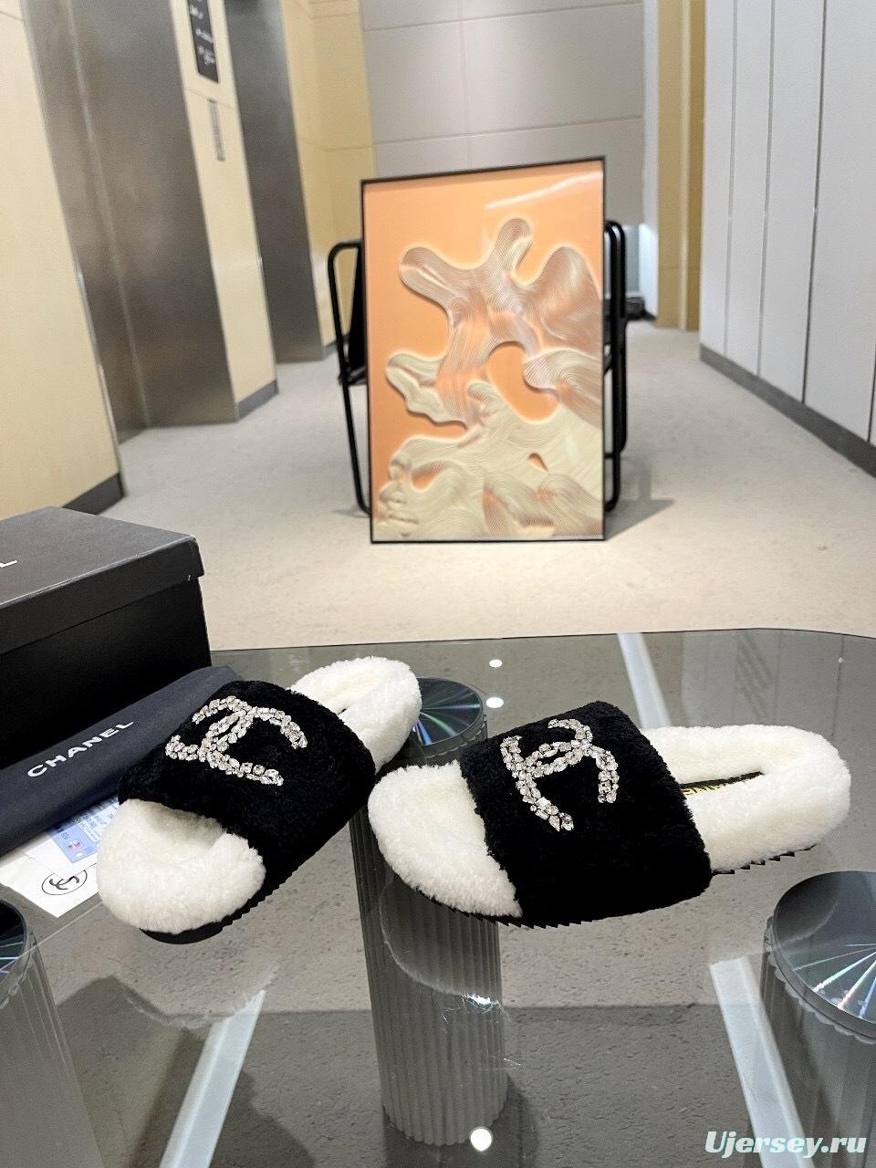 Chanel 2025 SS New Wool Slippers Soft Fine Wool - LY00280