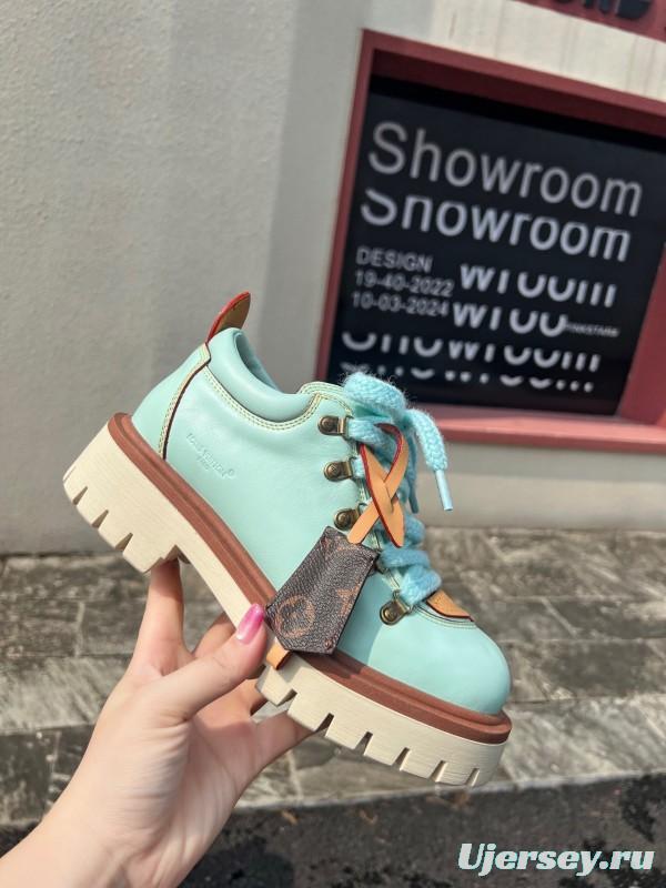 Louis Vuitton REMIX Lace-Up Derby Hiking Shoes - LY00340