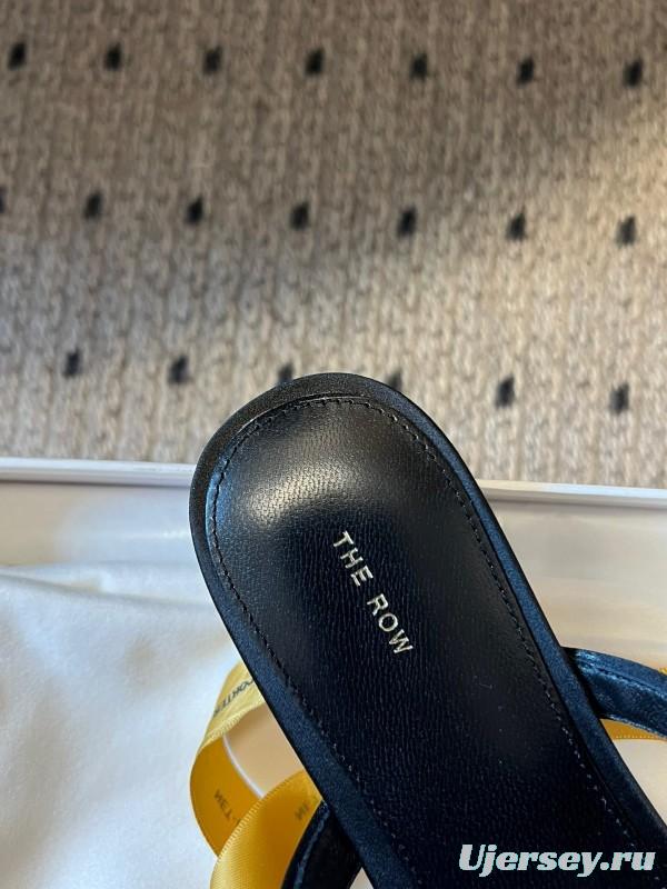 The Row 25ss Hand-Woven Bow Slippers - KFY00280