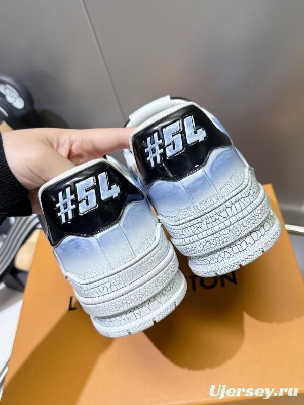 Louis Vuitton Trainer Basketball Series Crackle Glaze Process Sneakers - LY00490