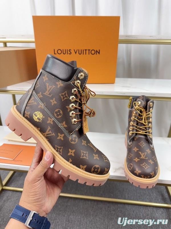 Timberland 6-Inch Monogram Ankle Boots Water-Resistant Suede Collaboration Edition - LY00380